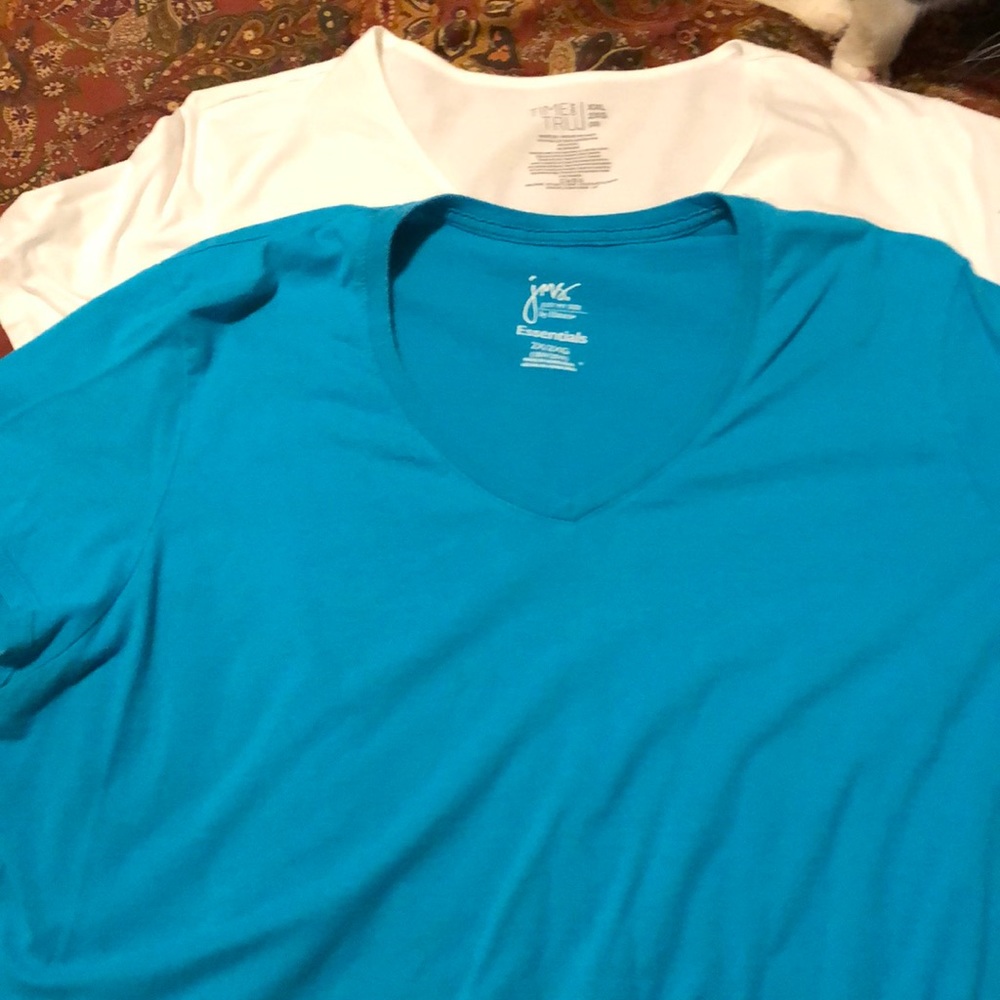 JMS & Time & True tees XXL. Bundle of two.